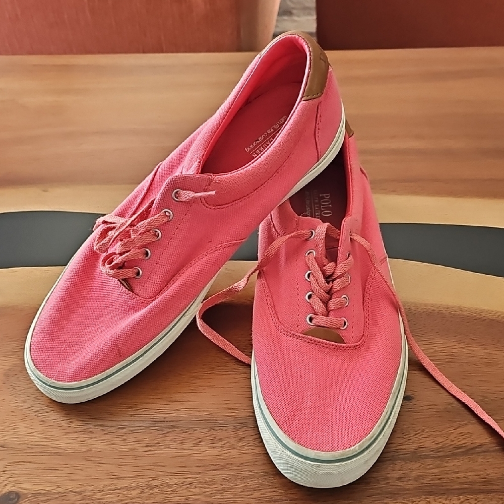 Pink Canvas Sneakers